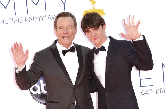 Bryan Cranston & RJ Mitte 64TH ANNUAL PRIMETIME EMMY AWARDS Los Angeles  Patrick Rideaux PicturePerfect