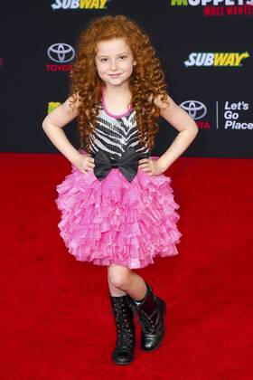 Francesca Capaldi bei der Premiere des Kinofilms Muppets Most Wanted im El Capitan Theatre, Hollywood. Los Angeles, 11.03.2014 Foto:xD.xStarbuckx xFuturexImage