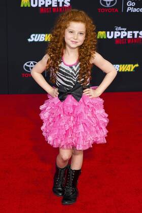 Francesca Capaldi bei der Premiere des Kinofilms Muppets Most Wanted im El Capitan Theatre, Hollywood. Los Angeles, 11.03.2014 Foto:xD.xStarbuckx xFuturexImage