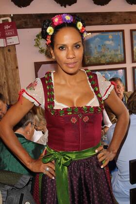 Barbara Becker, Kaefer Festzelt Muenchner Oktoberfest in Muenchen am 19.09.2015