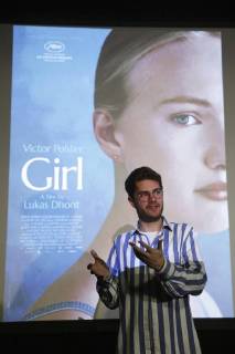 Director Lukas Dhont pictured during a press conference of the VAF, Flemish audiovisual foundation, regarding the Belgian selection for the Cannes Film Festival, Thursday 12 April 2018, in Brussels.  NICOLASxMAETERLINCK 05328058