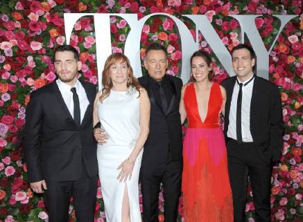 NEW YORK, NY - JUNE 10: Bruce Springsteen, Patti Scialfa and Family attend the 72nd Annual Tony Awards at Radio City Music Hall on June 10, 2018 in New York City. Copyright: xJohnxPalmerx