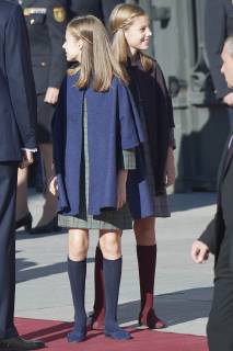 06-12-2018 Madrid princess Leonor and princess Sofia during the commemorative act of the 40th anniversary of the Spanish constitution in Madrid. No Spain Copyright: xPPE xTHORTONx