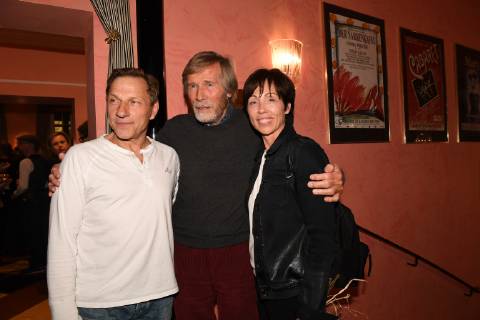 Richy Müller mit Ehefrau Christl Stumhofer und Horst Janson Premiere Rain Main Komödie im Bayerischen Hof Theater München 10. April 2019