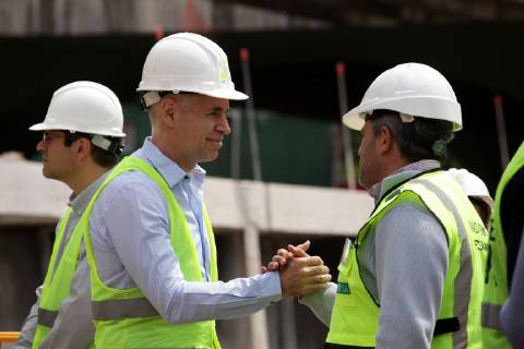 October 22, 2018 - Buenos Aires, Buenos Aires, Argentina - The mayor of the Buenos Aires city, Horacio Rodriguez Larreta, on 13 July 2019 in Buenos Aires, Argentina. The Investments in public works grew by a high percentage in an election year. Buenos Aires Argentina  - ZUMAn230 20181022_zaa_n230_458 Copyright: xCarolxSmiljanx