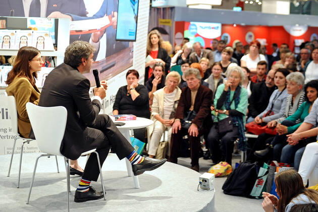 Frankfurter Buchmesse 2019. Journalist Deniz Yücel am 16.10.2019 auf der Frankfurter Buchmesse. 20191016MWI6798