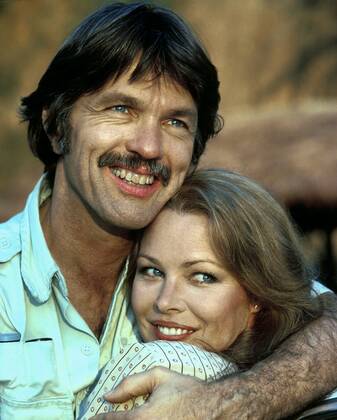Tom Skerritt, Michelle Phillips Characters: Casey,Maggie Film: Savage Harvest (1981) Director: Robert E. Collins 11 April 1981  Copyright: MaryxEvansxAFxArchivex20xCenturyxFox 12464738 editorial use only