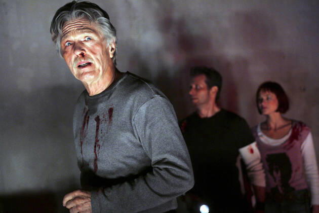 Tom Skerritt Characters: John Edward Marinville Film: Stephen King S Desperation (2006) Director: Mick Garris 23 May 2006 STEPHEN KING S DESPERATION - An unlikely band of people find themselves forced to be reluctant heroes as they battle an unspeakable horror in a small, Nevada desert town, in the three-hour original film, Stephen King s Desperation, airing as the ABC Premiere Event, TUESDAY, MAY 23 (8:00-11:00 p.m., ET), on the ABC Television Network. The film is based on the novel by Stephen King -- America s bestselling and award-winning master of horror. (ABC VIVIAN ZINK) TOM SKERRITT, STEVEN WEBER, KELLY OVERTON  Copyright: MaryxEvansxAFxArchivexAbc 12648290 editorial use only
