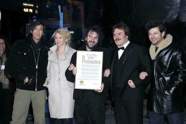 Adrien Brody, Naomi Watts, Peter Jackson, Jack Black, Andy Serkis at arrivals for KING KONG Premiere, Loews E-Walk and AMC Empire 25 Theaters, New York, NY, December 05, 2005. Photo by: Gregorio Binuya Everett Collection !ACHTUNG AUFNAHMEDATUM GESCHÃ„TZT! PUBLICATIONXNOTxINxCANxCHNxFRAxITAxJPNxNORxPOLxRUSxESPxUKxUSA Copyright: xGregorioxBinuya EverettxCollectionx 0505DCA GY042