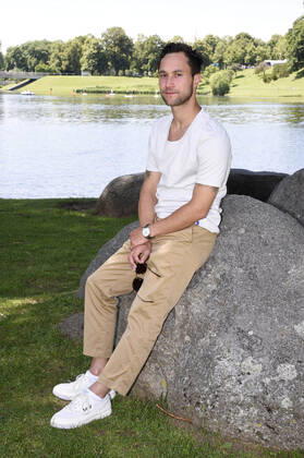 Ludwig Trepte bei der Premiere des Kinofilms Lauras Stern auf dem 38. Filmfest München im Open Air Kino am Olympiasee. München, 03.07.2021