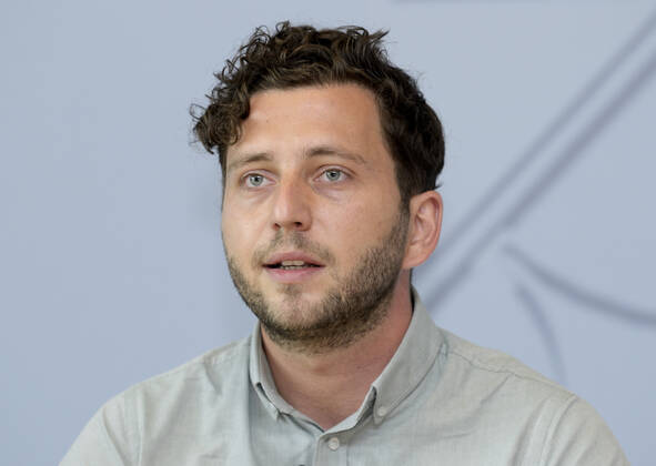 Felix BANASZAK , Co-Vorsitzender von Buendnis 90 Die Gruenen von Nordrhein-Westfalen , 17.08.2021 Felix BANASZAK , Co-Chairman of Buendnis 90 Die Gruenen of North-Rhine Westphalia , 17.08.2021