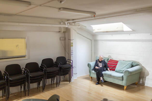 December 1, 2017, San Francisco, California, USA: Sandy Close, at the New American Media office, now closed, Friday Dec. 1, 2017 in San Francisco, CA. ..â€oeFor more than 45 years, Sandy Close brought the unlikeliest of voices into journalism, mentoring and publishing refugees from Vietnam and Afghanistan, incarcerated youth offenders, and young men who hustled drugs on the streets but knew their communities intimately. Now after more than 45 years, Pacific News Service and New American Media, the organizations she ran, are closing up shop, ending a media institution whose influence will continue to be felt through the scores of talented alumni working in journalism today. San Francisco USA - ZUMAk74_ 20171201_znp_k74_011 Copyright: xEricxKaynex