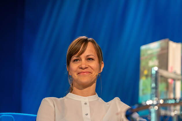 FRANKFURT AM MAIN, Germany - October 20 2019: Tabea Steiner at 71st Frankfurt Book Fair Buchmesse Frankfurt FRANKFURT AM MAIN, Germany - October 20 2019: Tabea Steiner (swiss author) at 71st Frankfurt Book Fair Buchmesse Frankfurt Copyright: xZoonar.com MarkusxWissmannx zoonar_14522975