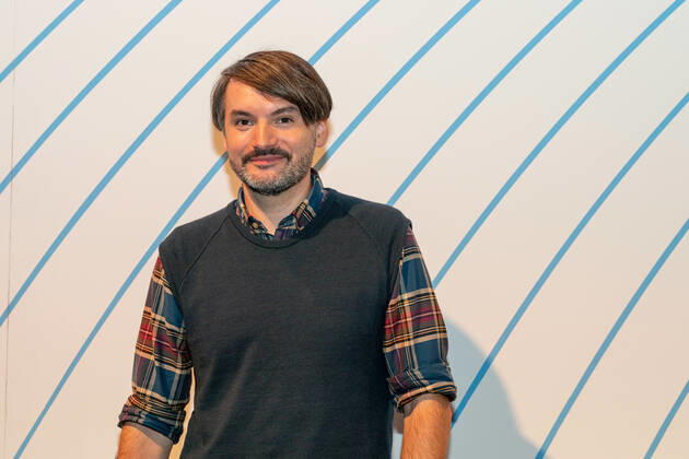 FRANKFURT AM MAIN, Germany - October 16 2019: Sasa Stanisic at 71st Frankfurt Book Fair Buchmesse Frankfurt FRANKFURT AM MAIN, Germany - October 16 2019: Sasa Stanisic (*1978, Bosnian-German writer) at 71st Frankfurt Book Fair Buchmesse Frankfurt Copyright: xZoonar.com MarkusxWissmannx zoonar_14523441