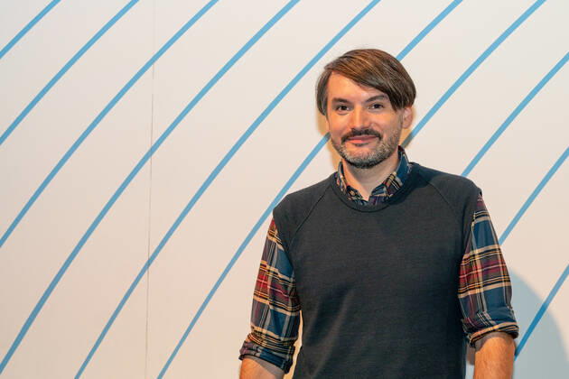 FRANKFURT AM MAIN, Germany - October 16 2019: Sasa Stanisic at 71st Frankfurt Book Fair Buchmesse Frankfurt FRANKFURT AM MAIN, Germany - October 16 2019: Sasa Stanisic (*1978, Bosnian-German writer) at 71st Frankfurt Book Fair Buchmesse Frankfurt Copyright: xZoonar.com MarkusxWissmannx zoonar_14523514