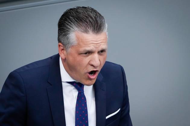Deutscher Bundestag, 109. Plenarsitzung Thorsten Frei (CDU) im Portrait bei seiner Rede zum Tagesordnungspunkt Antraege auf Erweiterung der TO (GO-Debatte) bei der 109. Sitzung des Deutschen Bundestag in Berlin, 15.06.2023 Berlin Berlin Deutschland