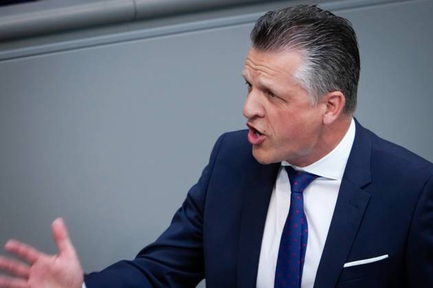 Deutscher Bundestag, 109. Plenarsitzung Thorsten Frei (CDU) im Portrait bei seiner Rede zum Tagesordnungspunkt Antraege auf Erweiterung der TO (GO-Debatte) bei der 109. Sitzung des Deutschen Bundestag in Berlin, 15.06.2023 Berlin Berlin Deutschland