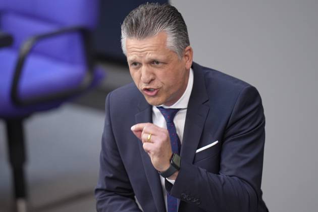 Deutscher Bundestag, 109. Plenarsitzung Thorsten Frei (CDU) im Portrait bei seiner Rede bei der 109. Sitzung des Deutschen Bundestag in Berlin, 15.06.2023 Berlin Berlin Deutschland