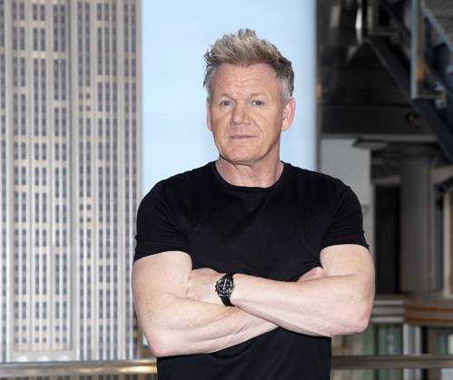 Gordon Ramsay at a public appearance for Gordon Ramsay Visits the Empire State Building, The Empire State Building, New York, NY June 14, 2023. Photo By: Eli Winston Everett Collection at a public appearance for Gordon Ramsay Visits the Empire State Building, The Empire State Building, New York, NY June 14, 2023. Photo By: Eli Winston Everett Collection PUBLICATIONXNOTxINxCANxCHNxFRAxITAxJPNxNORxPOLxRUSxESPxUKxUSA