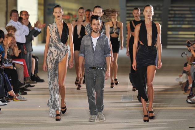 Paris Fashion Week - Anthony Vaccarello Italian designer Anthony Vaccarello makes a appearence for his Spring-Summer 2012 Ready-To-Wear collection show held at the Cite de la Mode in Paris, France, on September 27, 2011. Photo by Christophe Guibbaud ABACAPRESS.COM Paris France  Copyright: xBriquet-Guibbaud-Orban ABACAx 291436_031 Briquet-Guibbaud-Orban ABACAx 291436_031 