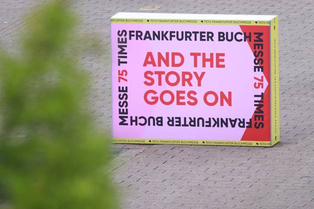 Frankfurt Main, Hessen, Deutschland, 19.10.2023: Frankfurter Buchmesse 2023 mit dem Slogan 75 Times , da die Messe zum 75. Mal stattfindet Copyright: xdtsxNachrichtenagenturx dts_24536