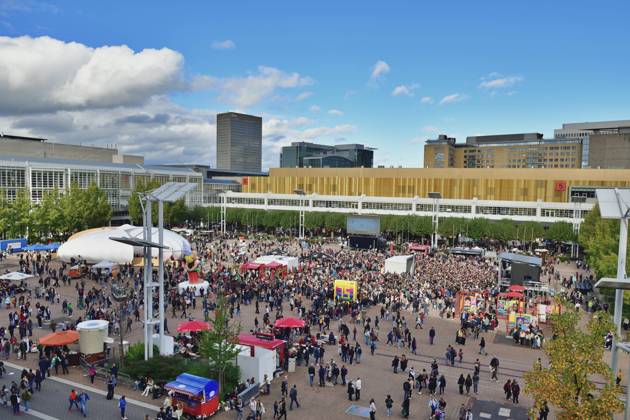 21.10.2023 Frankfurter Buchmesse Frankfurter Buchmesse 2023. Der Besucherandrang am, heutigen Messesamstag ist groß. Frankfurt am Main Messe Hessen Deutschland