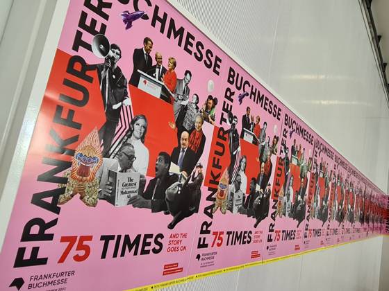 Frankfurt Main, Hessen, Deutschland, 21.10.2023: Frankfurter Buchmesse 2023 mit dem Slogan 75 Times , da die Messe zum 75. Mal stattfindet Copyright: xdtsxNachrichtenagenturx dts_24687
