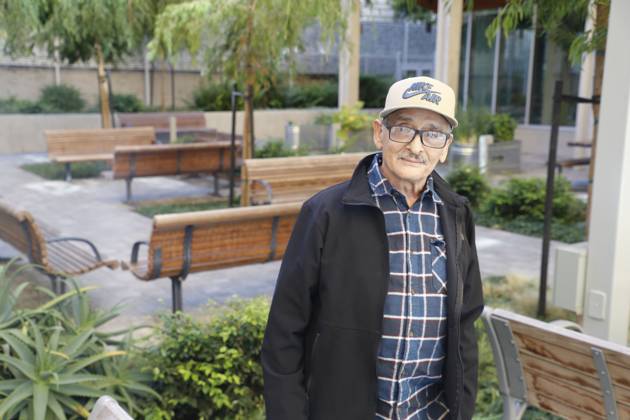 September 28, 2023, San Francisco, California, USA: Roberto Garcia, 65, is a residents of a building run by Episcopal Community Services in San Francisco, California on Thursday, September 28, 2023. The city of San Francisco has come under a lot of attack for how it is handling the homeless, drug and retail fallout in Downtown San Francisco. San Francisco USA - ZUMAm117 20230928_zaf_m117_039 Copyright: xDavidxG.xMcIntyrex