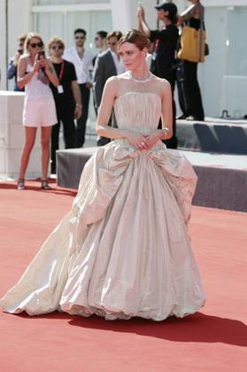 Stacy Martin bei der Premiere des Kinofilms The Brutalist auf der Biennale di Venezia 2024 81. Internationale Filmfestspiele von Venedig im Palazzo del Cinema. Venedig, 01.09.2024