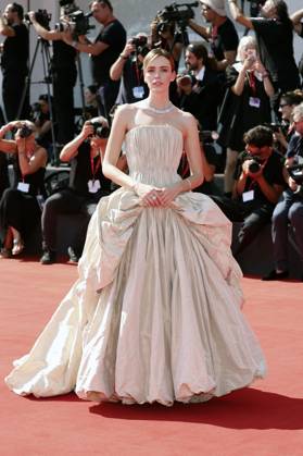 Stacy Martin bei der Premiere des Kinofilms The Brutalist auf der Biennale di Venezia 2024 81. Internationale Filmfestspiele von Venedig im Palazzo del Cinema. Venedig, 01.09.2024