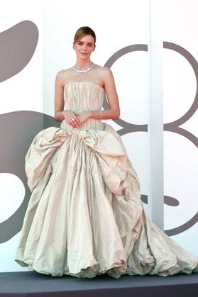 Stacy Martin bei der Premiere des Kinofilms The Brutalist auf der Biennale di Venezia 2024 81. Internationale Filmfestspiele von Venedig im Palazzo del Cinema. Venedig, 01.09.2024