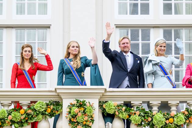Den Haag, The Netherlands, 2024-09-17 14:21:52 THE HAGUE, 17-09-2024, Noordeinde PalaceKing Willem Alexander and Queen Maxima with Princess Amalia and Princess Alexia during Princess Day on the balcony of Noordeinde Palace PHOTO: NL Beeld Patrick van Emst Credit: NL Beeld Patrick van Emst Copyright: xx x