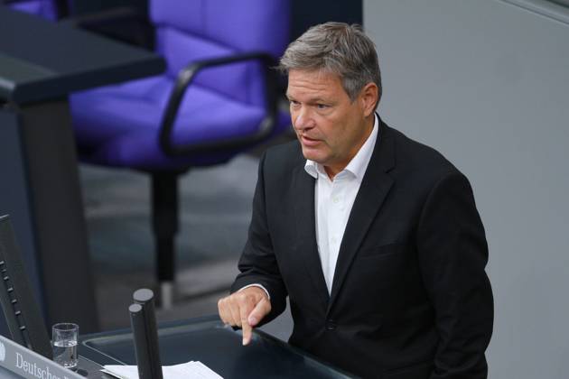News Bilder des Tages Berlin, Deutschland, 26.09.2024: Deutscher Bundestag: 188. Bundestagssitzung: Bundesminister für Wirtschaft und Klimaschutz Robert Habeck (Bündnis90 Die Grünen) hält eine Rede Copyright: xdtsxNachrichtenagenturx dts_47169