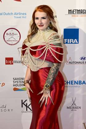Lyn Künstner bei der 16. Hope Gala 2024 im Schauspielhaus. Dresden, 26.10.2024