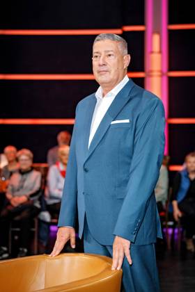 MDR - Riverboat. Moderator Joachim Llambi anläßlich der Aufzeichnung der MDR - Talkshow Riverboat am 30.10.2024 in der Mediacity Leipzig. 20241030SFL0001