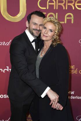 Victoria Herrmann mit Ehemann David Böthig bei der 30. JosÃ Carreras Gala 2024 in der Media City Leipzig. Leipzig, 12.12.2024