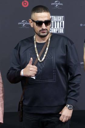 Haftbefehl, Rapper, bei der Europapremiere von STRAIGHT OUTTA COMPTON in Berlin, Roter Teppich, Filmpremiere, Berlin Deutschland, Germany