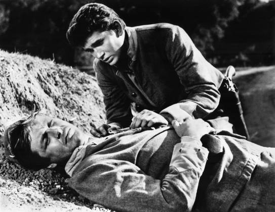 June 1, 1959, USA: Michael Landon, on-set of the western film, The Legend Of Tom Dooley , Columbia Pictures, 1959 USA - ZUMAg145 19590601_aza_g145_012 Copyright: xJTxVintagex