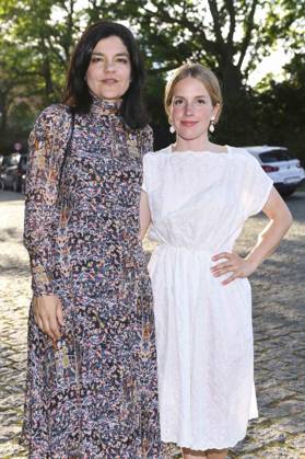 Jasmin Tabatabai and Paula Kalenberg at the Produzentenfest Summer Party at Tipi am Kanzleramt in Berlin, Germany, 25 June 2019. Berlin Deutschland Germany