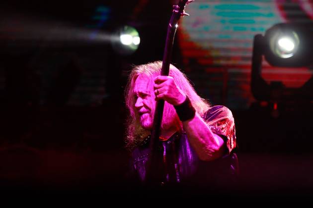 May 4, 2025, Mexico City, Ciudad de Mexico, Mexico: Ian Hill Bassist of the British band Judas Priest performing on stage as part of the Monster of Rock Tour at Mexico City Arena. on May 4, 2025 in Mexico City, Mexico. Mexico City Mexico - ZUMAe321 20250504_zea_e321_022 Copyright: xCarlosxSantiagox