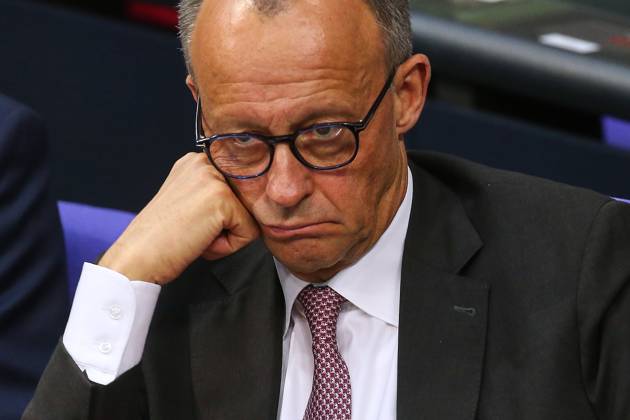 News Bilder des Tages Berlin, Deutschland, 15.05.2025: Deutscher Bundestag: 4. Bundestagssitzung: Bundeskanzler Friedrich Merz (CDU) Copyright: xdtsxNachrichtenagenturx dts_67093