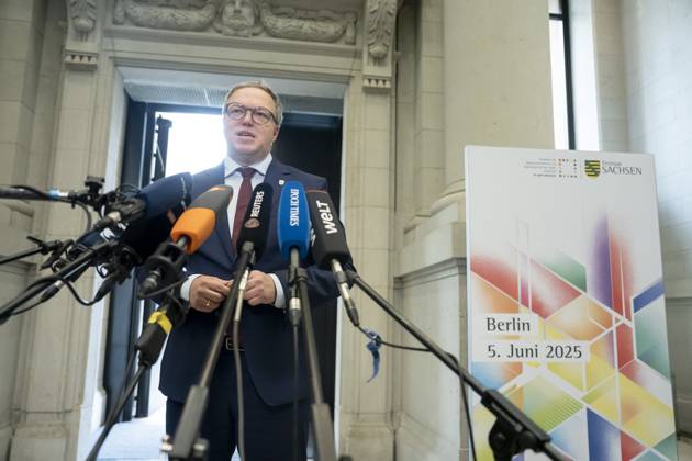 Mario Voigt, Ministerpräsident, Thüringen, CDU Ministerpräsidentenkonferenz, Bundesrat, MPK, Mario Voigt, Ministerpräsident, Thüringen, CDU Berlin Berlin GER