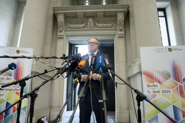 Mario Voigt, Ministerpräsident, Thüringen, CDU Ministerpräsidentenkonferenz, Bundesrat, MPK, Mario Voigt, Ministerpräsident, Thüringen, CDU Berlin Berlin GER