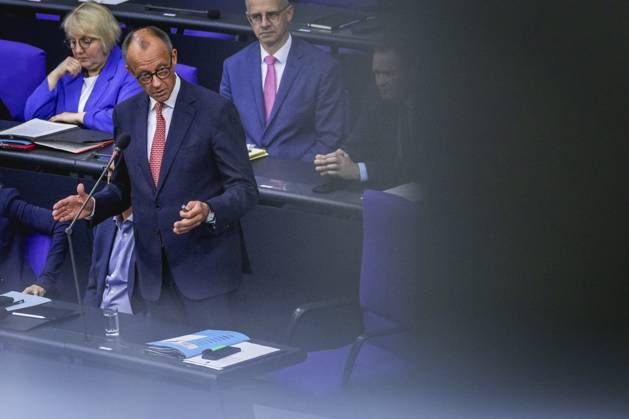Friedrich Merz (CDU), Bundeskanzler, aufgenommen im Rahmen einer Regierungsbefragung in Berlin, 09.07.2025. Berlin Deutschland Copyright: xJulianexSonntagx