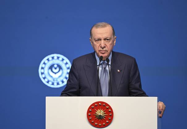 Turkish President Erdogan attends the International Family Forum ISTANBUL, TURKIYE - MAY 23: Turkish President Recep Tayyip Erdogan makes a speech during the International Family Forum in Istanbul, Turkiye on May 23, 2025. Istanbul Turkey. Editorial use only. Please get in touch for any other usage. Copyright: x2025xAnadoluxOÄüuzxYeterx