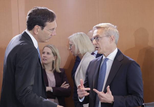 Dr. Karsten Wildberger, Bundesminister für Digitales und Staatsmodernisierung , Deutschland, Berlin, Bundeskanzleramt, Das Bundeskabinett befasst sich in seiner 12. Sitzung am 30. Juli 2025 unter anderem mit dem Gesetzentwurf über die Feststellung des Bundeshaushaltsplans für das Haushaltsjahr 2026 und dem Beschluss über den Finanzplan des Bundes 2025 bis 2029.
