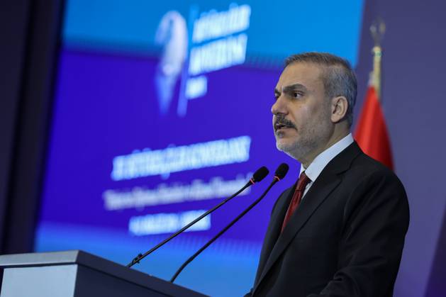 Turkish Foreign Minister Hakan Fidan ANKARA, TURKIYE - DECEMBER 9: Turkish Foreign Minister Hakan Fidan attends the official opening ceremony of the 15th Ambassadors Conference in the capital Ankara, Turkiye on December 9, 2024. Ankara Turkey. Editorial use only. Please get in touch for any other usage. Copyright: x2025xAnadoluxArdaxKücükkayax