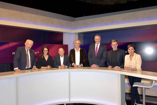 in der ARD-Talkshow maischberger im Studio Berlin Adlershof. Berlin, 16.09.2025