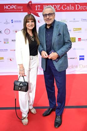 Wolfgang Stumph mit Ehefrau Christine Stumph bei der 17. Hope Gala 2025 im Schauspielhaus. Dresden, 27.09.2025