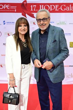 Wolfgang Stumph mit Ehefrau Christine Stumph bei der 17. Hope Gala 2025 im Schauspielhaus. Dresden, 27.09.2025